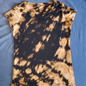 Reverse Tie Dye Womens Shirt Size M